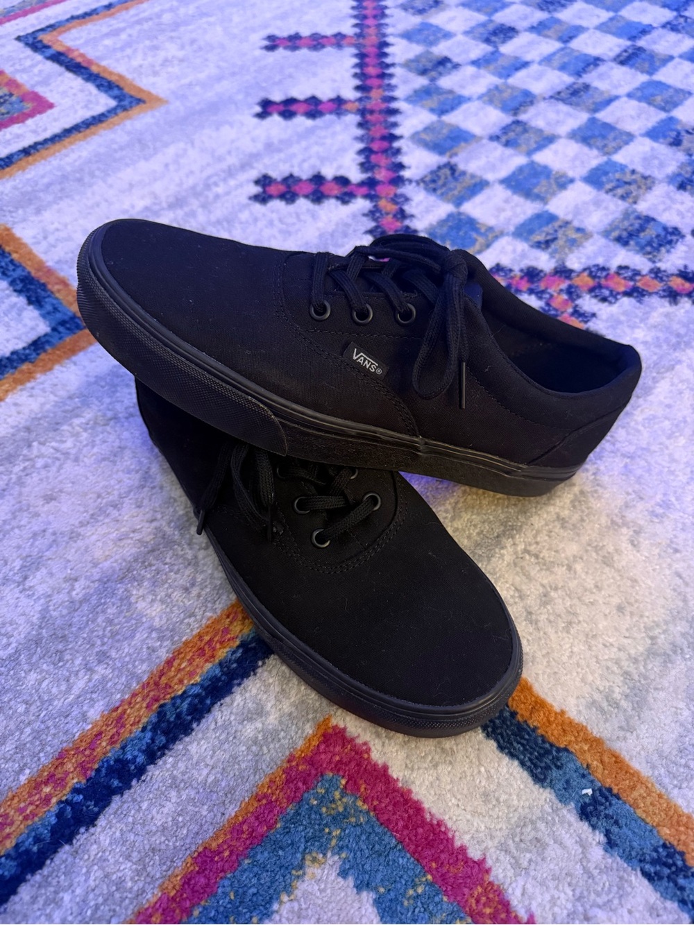 Women’s Black Vans - Size 9
